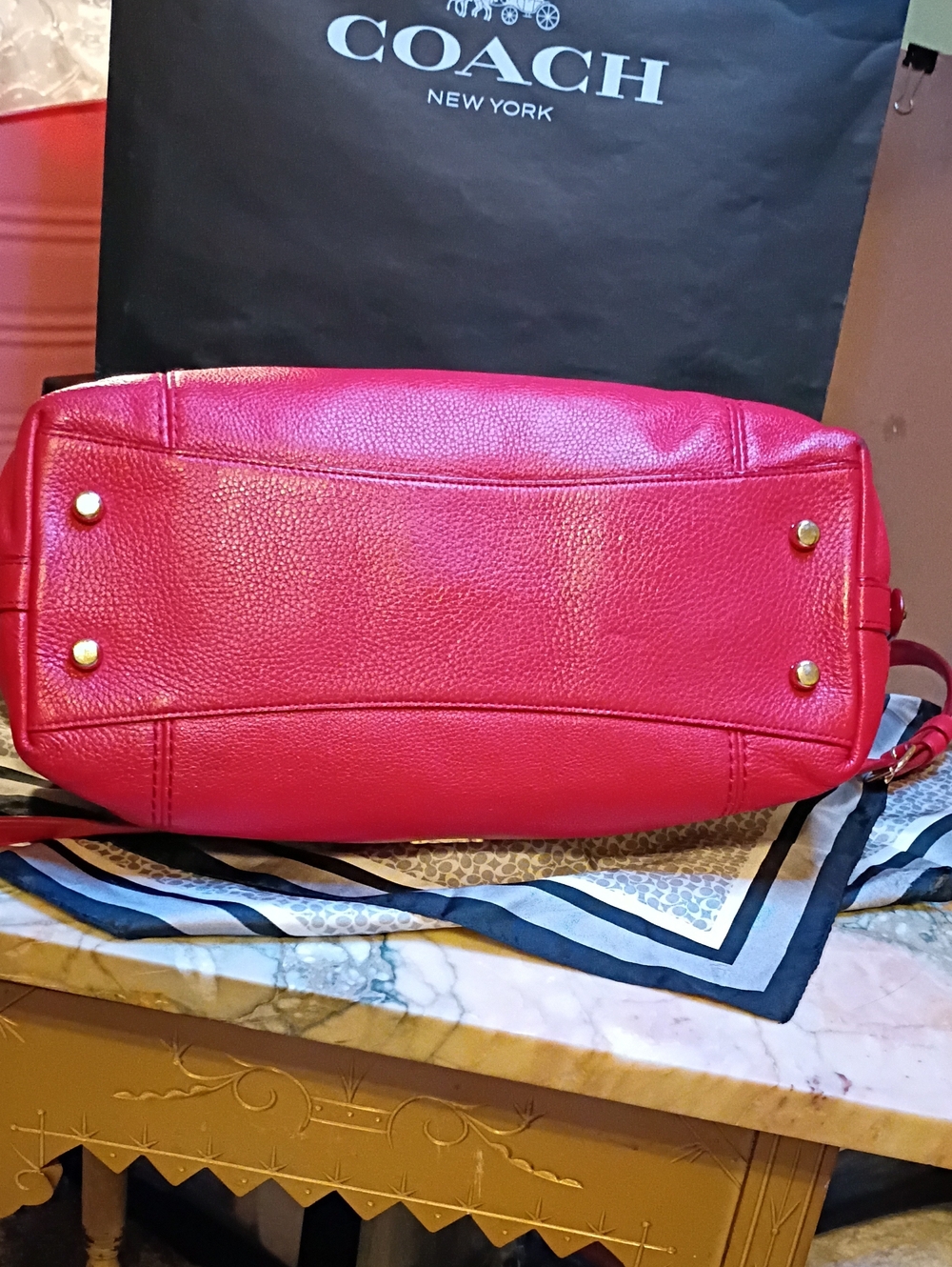 Coach Lenox Satchel - Picture 5 of 14